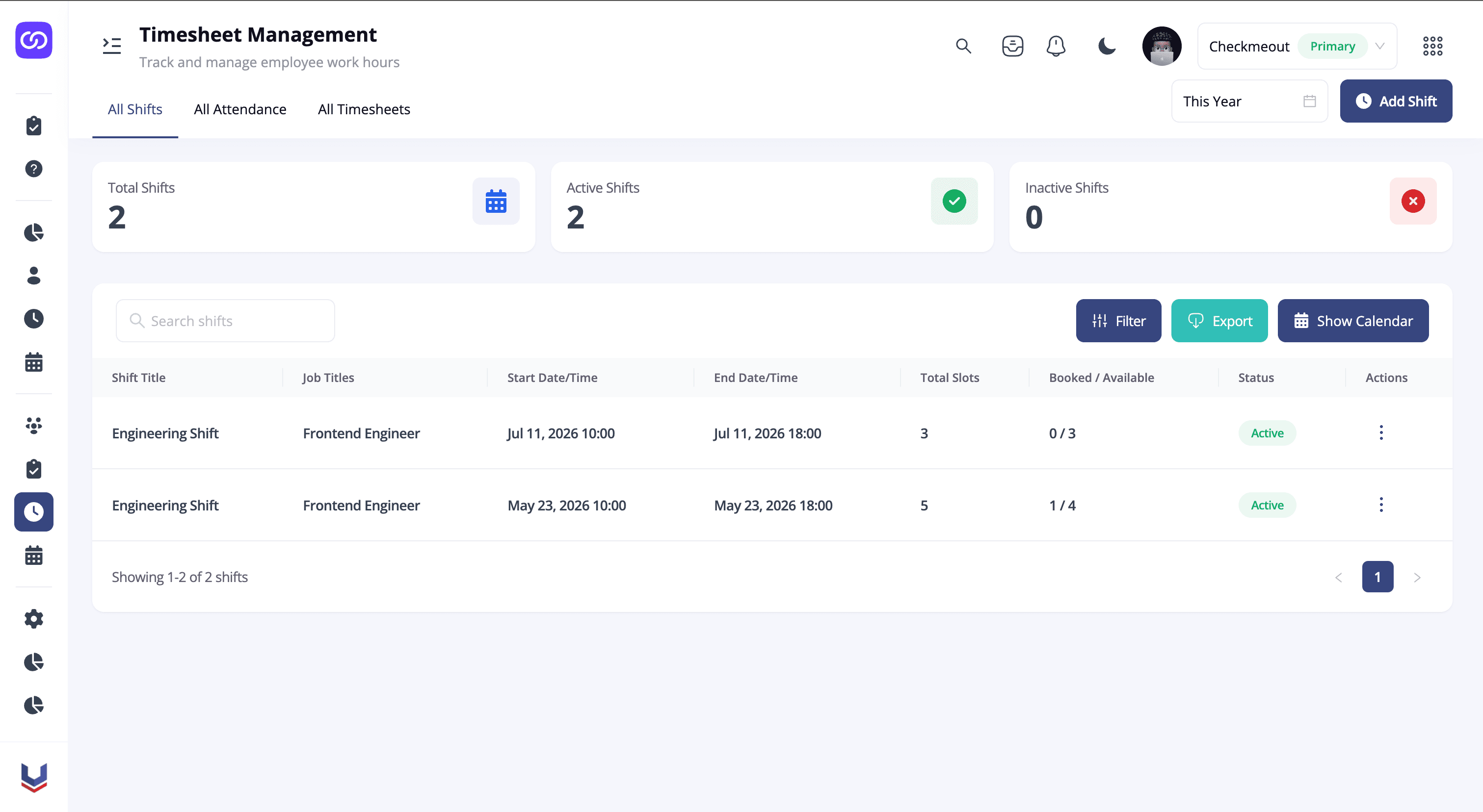 Shift Rotation Planning